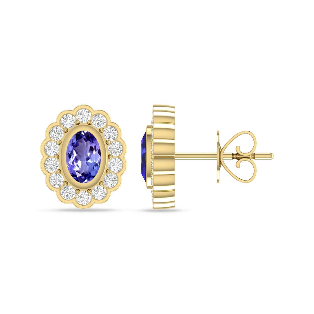 Yellow Gold - Tanzanite